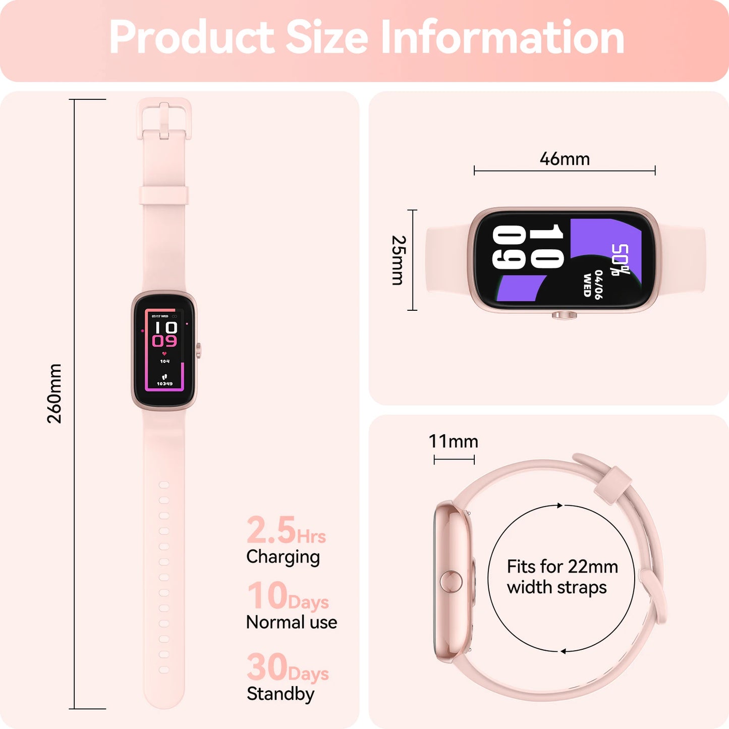 Smart Watch Fitness Tracker