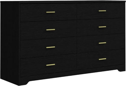 8 Drawer Wood Lateral Dresser