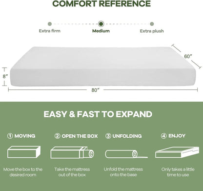 Gel Memory Foam Bed-in-a-Box