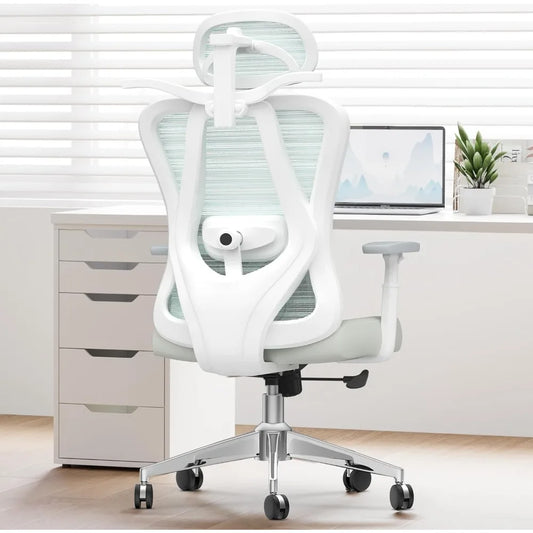 Adjustable Armrest and Headrest Office Chair