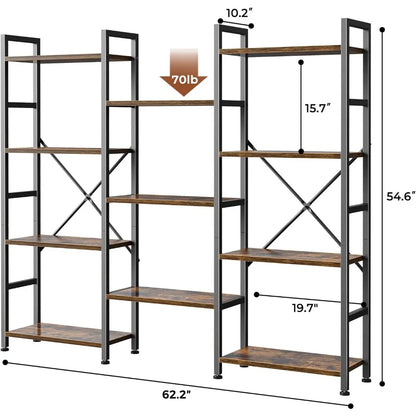 Triple Tier Bookshelf