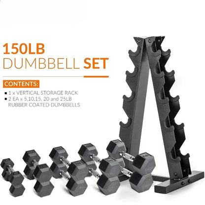 Dumbbell Set With Rack