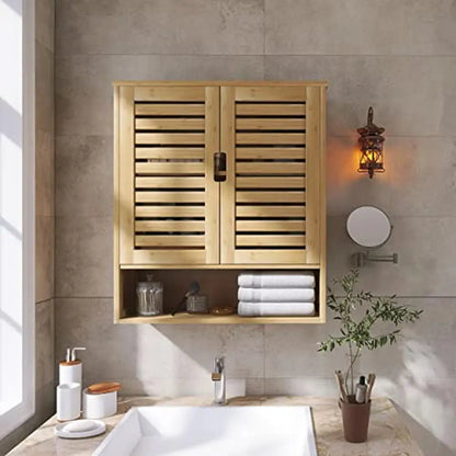 Mounted Bamboo Bathroom Cabinet