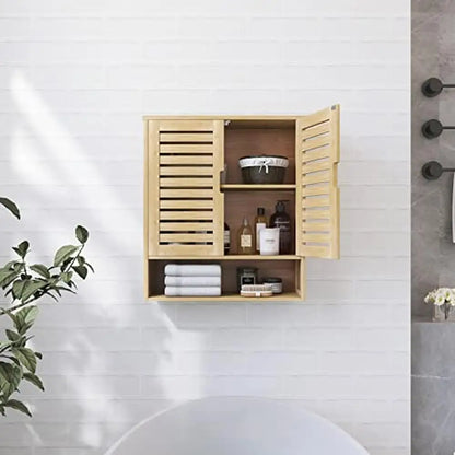 Mounted Bamboo Bathroom Cabinet