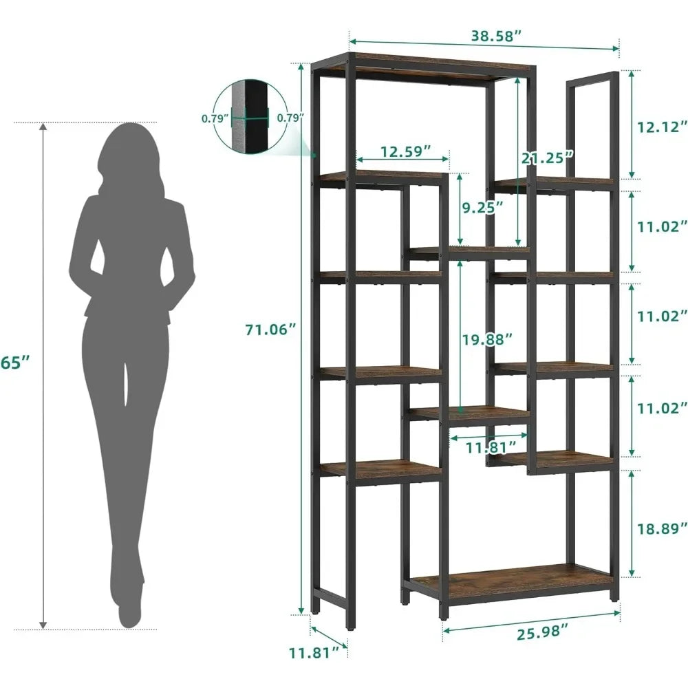 Multi-Tier Bookcase