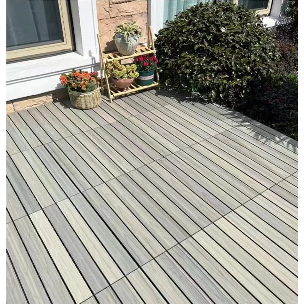 DIY Interlocking Deck Tiles