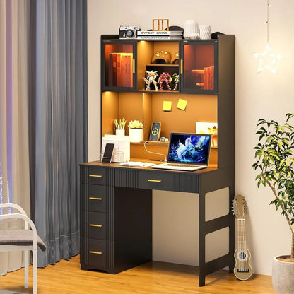 Office Desk with Hutch