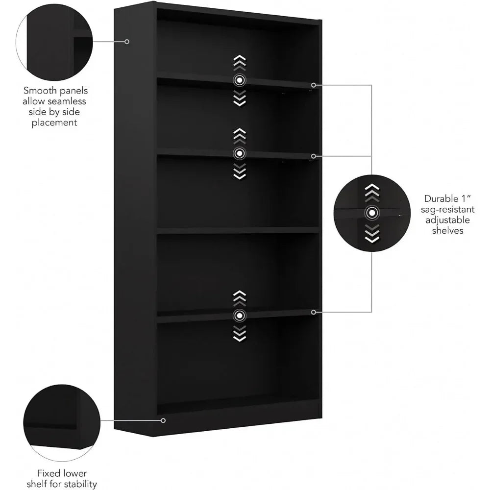 5-Tier Shelf Bookcase