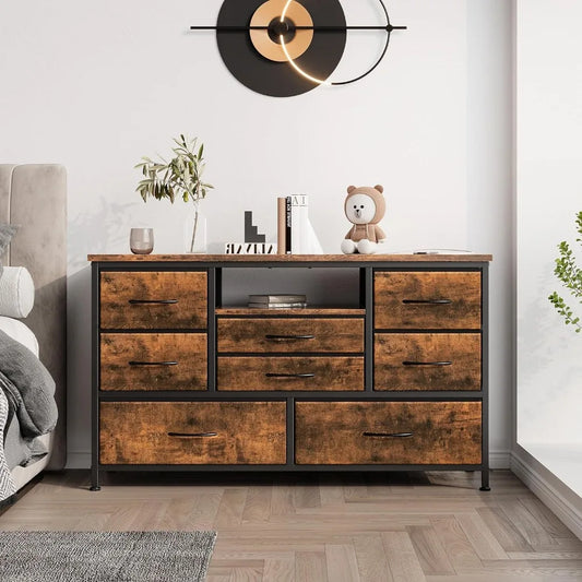 8 Drawer Dresser TV Stand