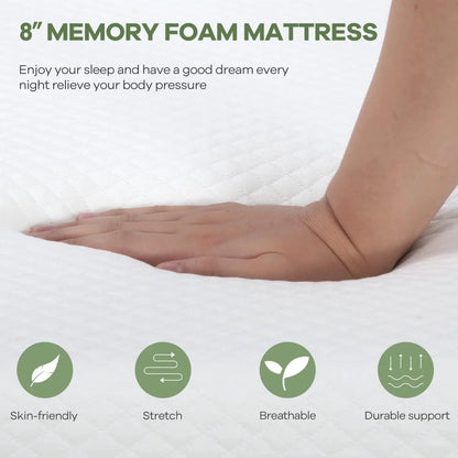 Gel Memory Foam Bed-in-a-Box